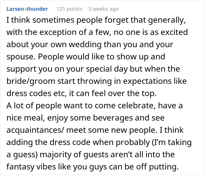 Nerdy Couple Wants A Fantasy Wedding, Guests Say They're Uncomfortable With The Theme - 28