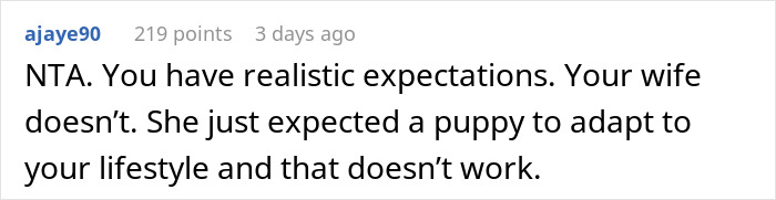 “AITA For Refusing To Take Any Responsibility For My Dog Until My Wife Was Forced To Rehome Him?” - 18