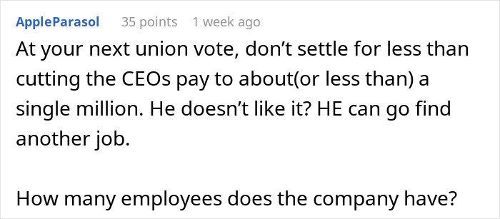 Worker Refuses To Take The CEO Making More Than All Workers Combined - 19