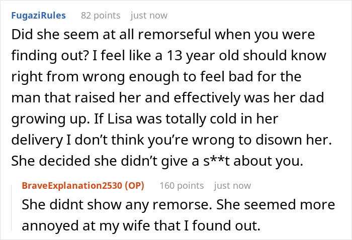 Man Accused Of Going Too Far By Disowning Adopted Daughter As She Preferred Mom&rsquo;s Affair Partner 