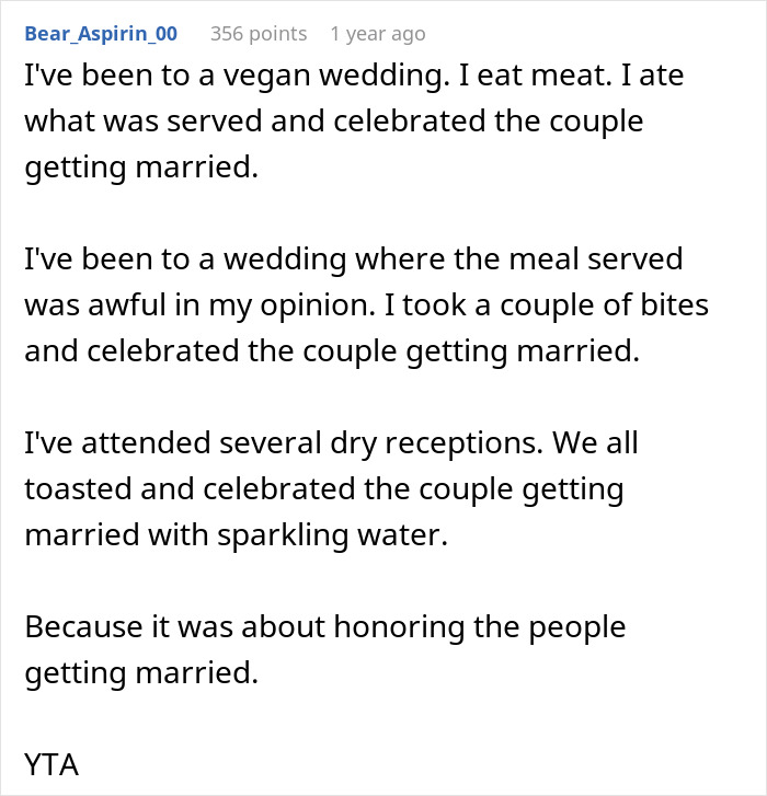 "He Was Tacky And Rude": Sister Freaks At Brother's Alcohol-Free Wedding "He Was Tacky And Rude": Sister Freaks At Brother's Alcohol-Free Wedding