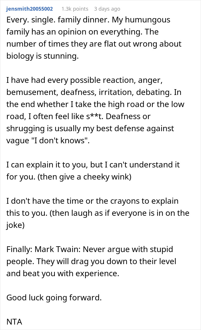 “Dinner Got Pretty Quiet”: Dad Keeps Doubting Biologist Daughter, She Tells Him She Knows Better  - 15