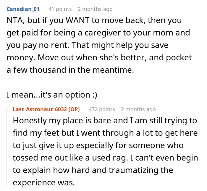 Teen Is Kicked Out By Mom And Her BF, Refuses To Return Home When Asked After Mom Has A Stroke - 15