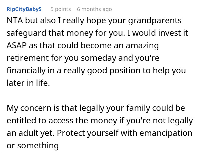 Teen Calls Police On Family After They Learn About Her $250k Settlement And Show Up At Her Door - 24