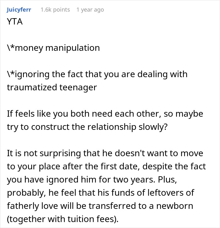 Guy Becomes Estranged From Son After Finding Out He's An Affair Kid, Family Drama Ensues Guy Becomes Estranged From Son After Finding Out He's An Affair Kid, Family Drama Ensues