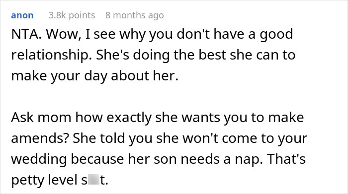 “He Takes A Nap At 12”: Bride Snaps After Entitled Sister Refuses To Attend Her Wedding “He Takes A Nap At 12”: Bride Snaps After Entitled Sister Refuses To Attend Her Wedding