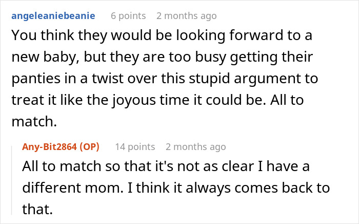 Woman Stands Up To Half-Siblings Who Don’t Want Her Baby’s Name To Stand Out Among Theirs Woman Stands Up To Half-Siblings Who Don’t Want Her Baby’s Name To Stand Out Among Theirs