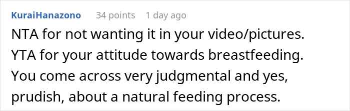 Bride Dislikes Sister's 'Exhibitionism' While Breastfeeding, Seats Her Aside At The Ceremony Bride Dislikes Sister's 'Exhibitionism' While Breastfeeding, Seats Her Aside At The Ceremony