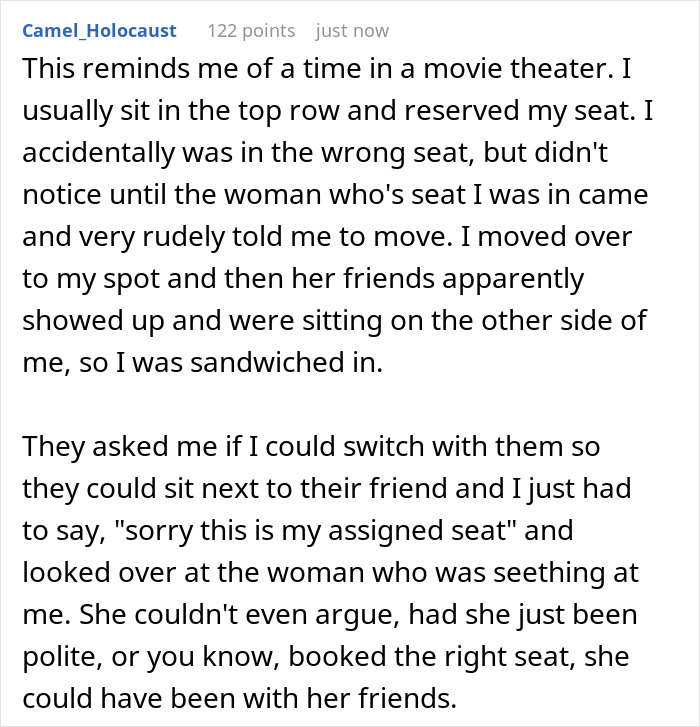 &ldquo;So You ARE In The Wrong Seat&rdquo;: Lady Embarrasses Traveler, Gets Stuck In A Row Full Of People