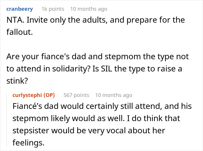 Bride Wants To Ban SIL’s Kids From Wedding But Not Other Kids, Asks If That’s Wrong - 21