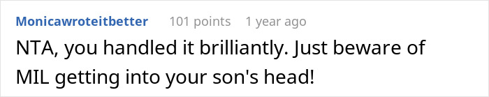 Screenshot of an online comment praising a mom for handling a situation where a teen becomes an exemplary son after punishment.