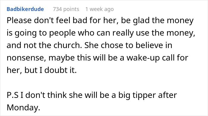 Woman Who Thought The Rapture Was About To Happen Dishes Out Huge Tips, Returns For A Refund - 25