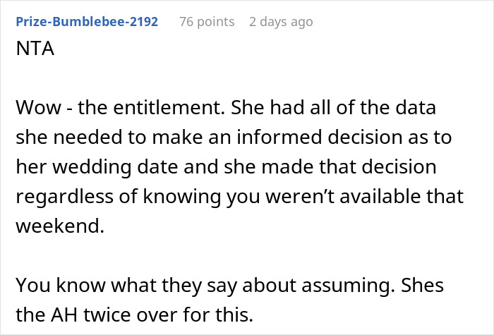 "AITA For Choosing A Concert Over My Best Friend's Wedding?"