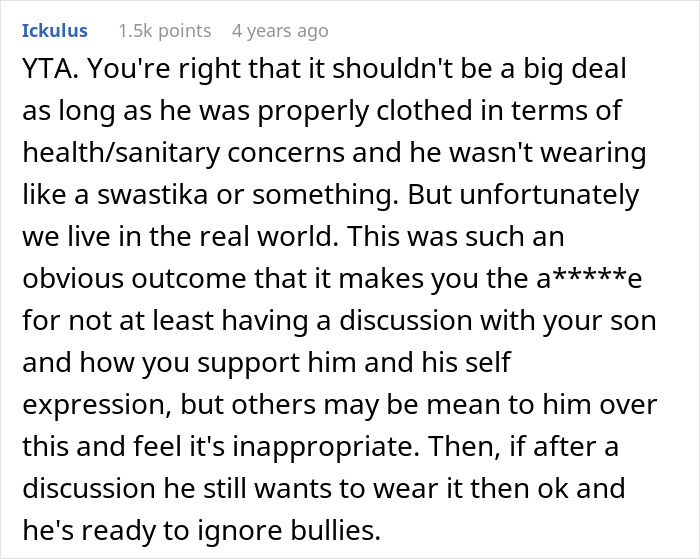 Son Is Sent Back From School Because His Dress Was Too Distracting, Husband Faces Backlash Son Is Sent Back From School Because His Dress Was Too Distracting, Husband Faces Backlash