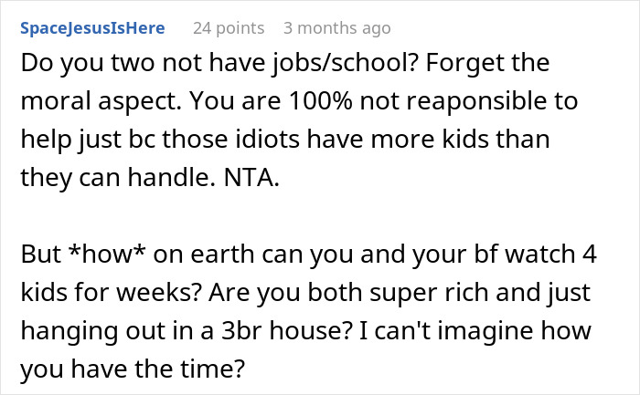 Teen Refuses To Become BF&rsquo;s Mom&rsquo;s Free Babysitter After She Welcomes Baby No. 10