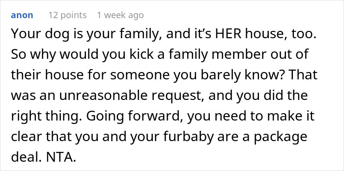 Man Tells Date It's Either Him Or The Dog, Gets Kicked Out In A Blink Of An Eye