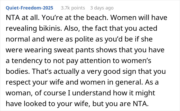 Screenshot of an online argument where a woman makes her husband post to prove she&rsquo;s right but faces a reality check.