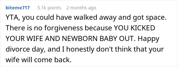 Woman hands husband divorce papers after he ignored insults from his mom for too long in tense family conflict.