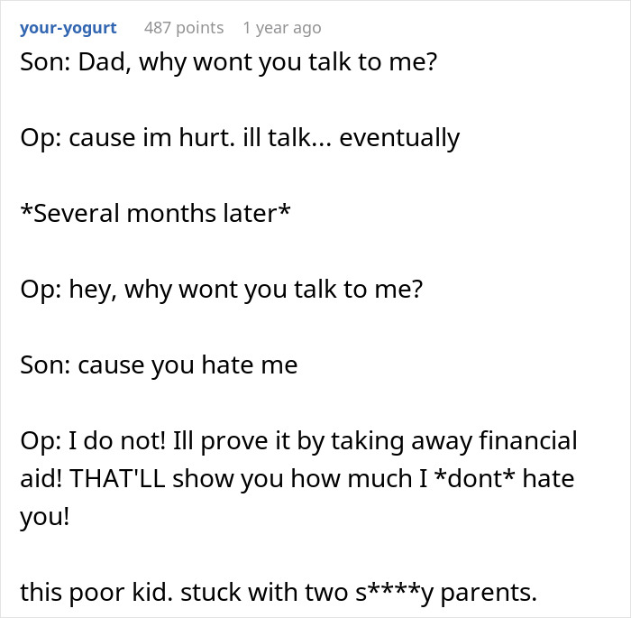 Guy Becomes Estranged From Son After Finding Out He's An Affair Kid, Family Drama Ensues Guy Becomes Estranged From Son After Finding Out He's An Affair Kid, Family Drama Ensues