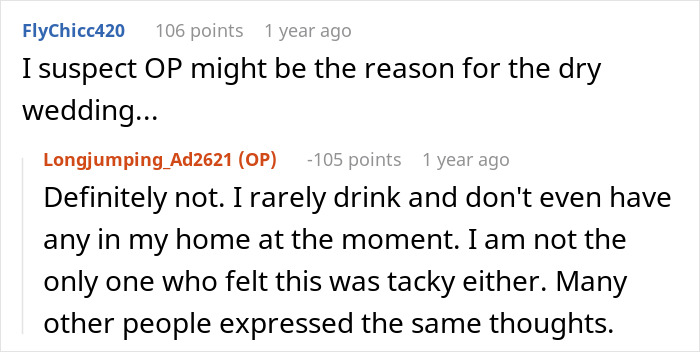 "He Was Tacky And Rude": Sister Freaks At Brother's Alcohol-Free Wedding "He Was Tacky And Rude": Sister Freaks At Brother's Alcohol-Free Wedding