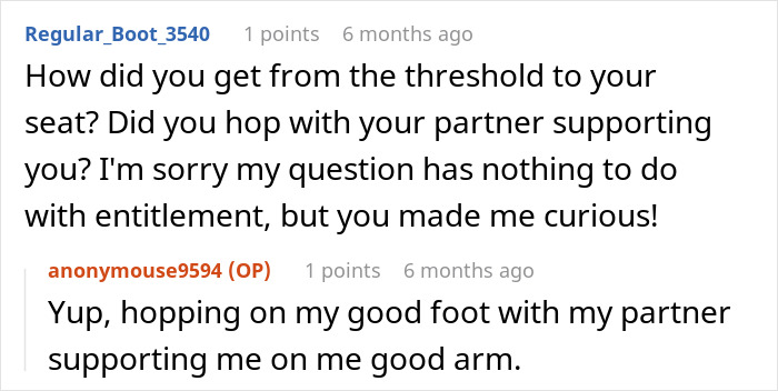 Injured Woman Refuses To Be Bullied Out Of Her Priority Seat By Entitled Dad - 19