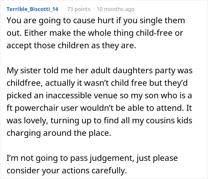 Bride Wants To Ban SIL’s Kids From Wedding But Not Other Kids, Asks If That’s Wrong - 19