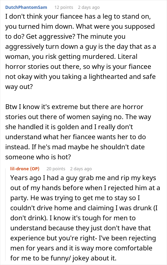 Man Chews Out Fiancé For How She Rejected A Random Dude At A Show, She Seeks Perspective Man Chews Out Fiancé For How She Rejected A Random Dude At A Show, She Seeks Perspective