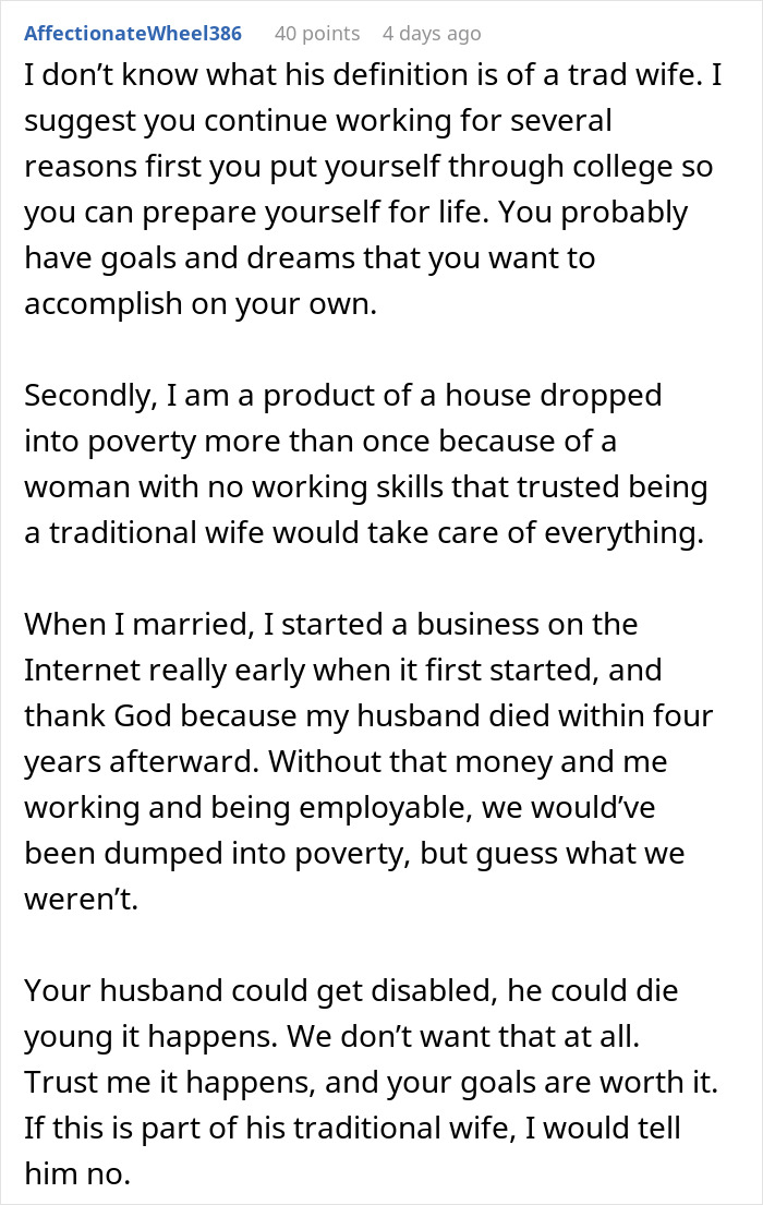 &ldquo;Good Luck Finding Your Traditional Wife&rdquo;: Woman Refuses To Change For Her Boyfriend