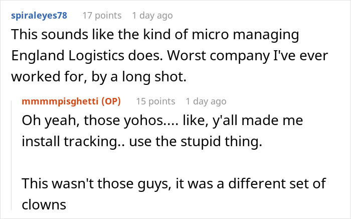 &ldquo;Half Past Stupid O&rsquo;Clock&rdquo;: Micromanaging Broker Tracks Trucker&rsquo;s Every Move, She Has Enough