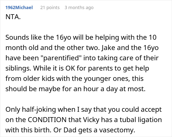 Teen Refuses To Become BF&rsquo;s Mom&rsquo;s Free Babysitter After She Welcomes Baby No. 10