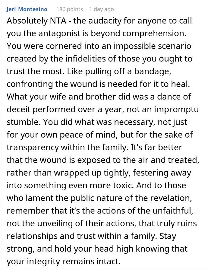 Man Drops Bomb That His Wife Is Cheating On Him With His Brother At Family Dinner, Causes Chaos Man Drops Bomb That His Wife Is Cheating On Him With His Brother At Family Dinner, Causes Chaos