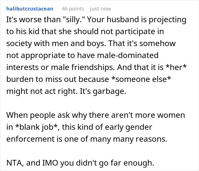 Woman Thinks Her Husband Is Being A Silly Overprotective Dad, Doesn't Realize How Serious He Is - 20