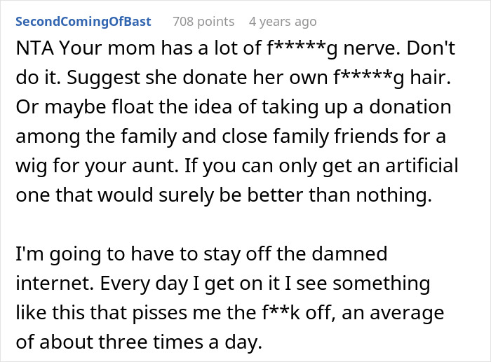 Teen Struggles To Handle The Pressure After Family Demands She Shave Her Head For Aunt