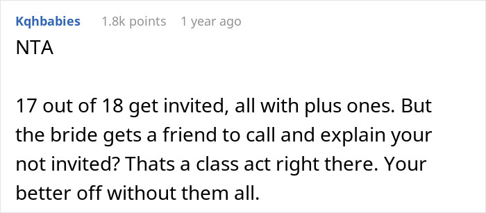 Woman Loses It Realizing Friend Had Invited Everyone But Her To Wedding, Leaves Group Chat - 37