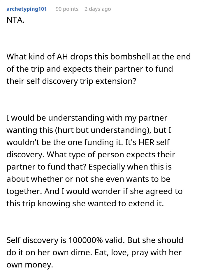 &ldquo;Rude Awakening&rdquo;: Woman &ldquo;Finds Herself&rdquo; Single After BF Learns Why She Wanted A Solo Vacation