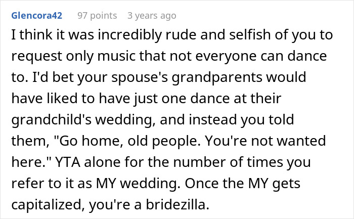 Bride Wouldn’t Let Grandparents-In-Law Ruin Her Wedding With Their ‘Special’ Moment, Gets Dragged - 29