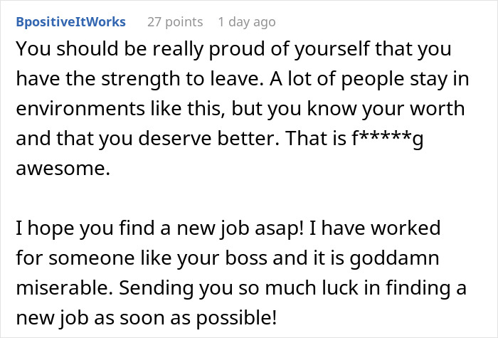 Toxic Boss Is Freaking Out After Employee He Harassed Stops Reacting To His Comments - 31