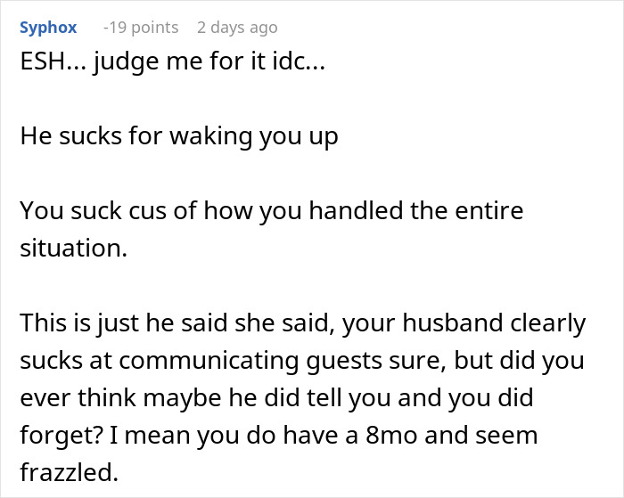 "I Don't Care": Woman Tells MIL To Get Out After Coming Unannounced While She Was Sleeping