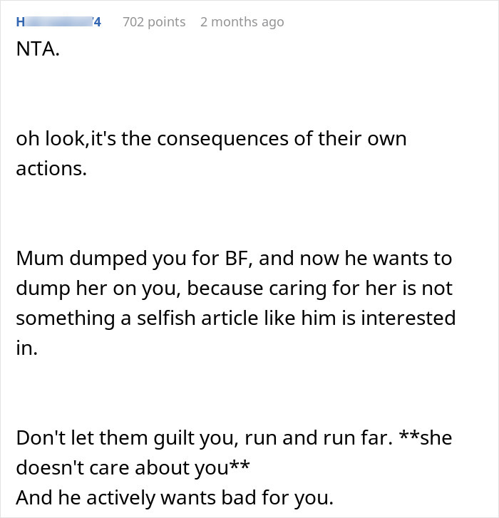 Teen Is Kicked Out By Mom And Her BF, Refuses To Return Home When Asked After Mom Has A Stroke - 17