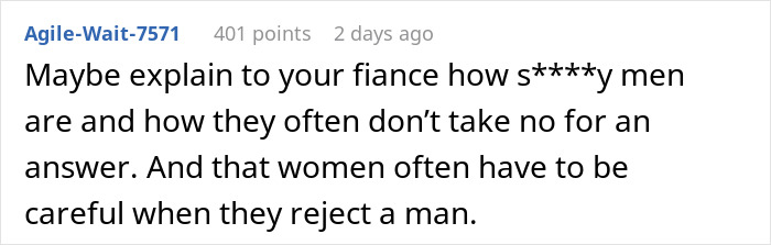 Man Chews Out Fiancé For How She Rejected A Random Dude At A Show, She Seeks Perspective Man Chews Out Fiancé For How She Rejected A Random Dude At A Show, She Seeks Perspective