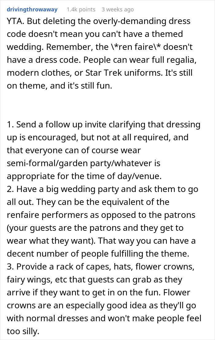 Nerdy Couple Wants A Fantasy Wedding, Guests Say They're Uncomfortable With The Theme - 23