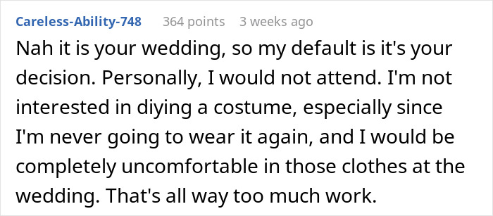 Nerdy Couple Wants A Fantasy Wedding, Guests Say They're Uncomfortable With The Theme - 21