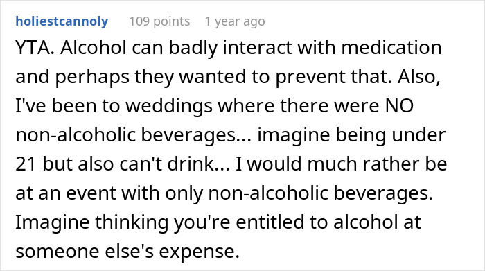"He Was Tacky And Rude": Sister Freaks At Brother's Alcohol-Free Wedding "He Was Tacky And Rude": Sister Freaks At Brother's Alcohol-Free Wedding