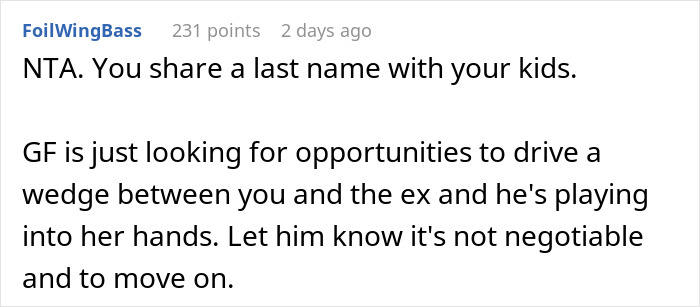 Woman Refuses To Share Last Name With Fiancé’s ‘Intimidating’ Ex, Demands She Change It - 28