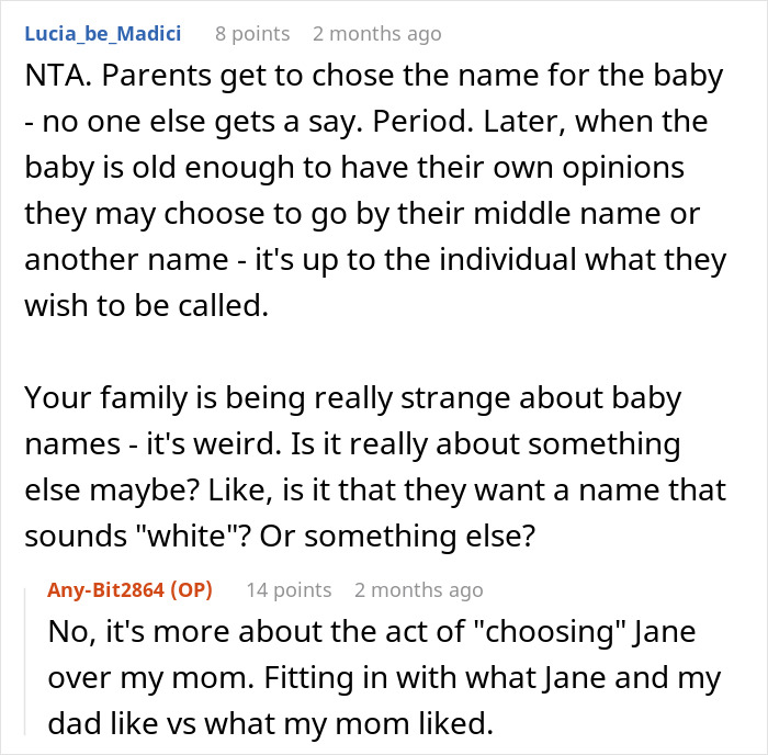 Woman Stands Up To Half-Siblings Who Don’t Want Her Baby’s Name To Stand Out Among Theirs Woman Stands Up To Half-Siblings Who Don’t Want Her Baby’s Name To Stand Out Among Theirs