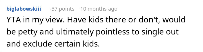 Bride Wants To Ban SIL’s Kids From Wedding But Not Other Kids, Asks If That’s Wrong - 31