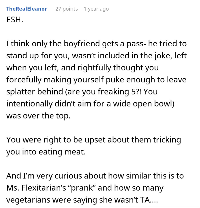 Vegan Woman Tricked Into Eating Meat By Boyfriend’s Family, Makes Sure They Regret It - 32