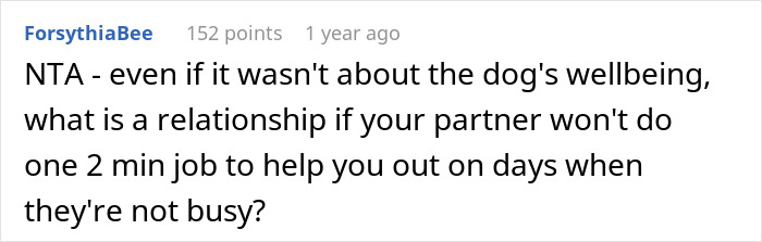 Guy Makes A Dumb Excuse Not To Walk GF’s Dog, Is About To Face The Consequences Guy Makes A Dumb Excuse Not To Walk GF’s Dog, Is About To Face The Consequences