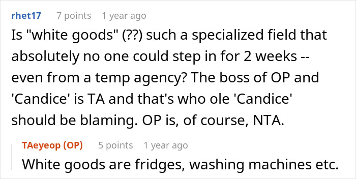 Bride Furious After Her Time Off Was Canceled Due To Coworker’s Surgery - 22