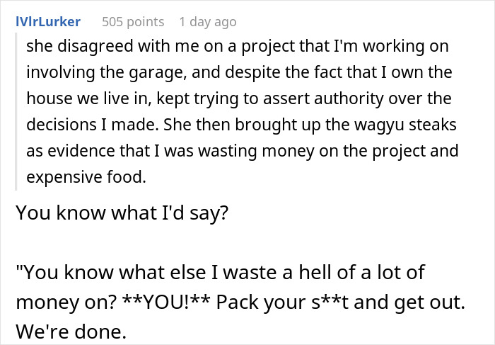 "I've Never Been So Disgusted With Her": GF Cooks Guy Steaks, Pretends She's An Idiot